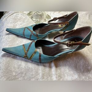 devil in a blue dress film Green Embroidered Dress Shoes D1244｜Formal Occasions｜VICHYKING – VichyKing®